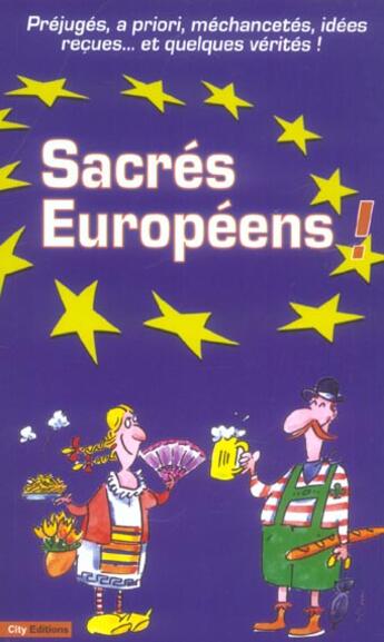 Couverture du livre « Sacrés Européens » de  aux éditions City