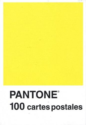 Couverture du livre « Boite de 100 cartes postales pantone » de Johnson/Brooke aux éditions Huginn & Muninn