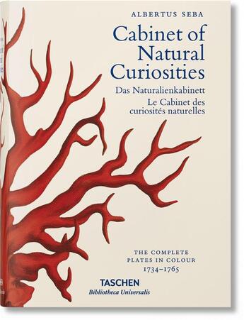 Couverture du livre « Albertus Seba's cabinet of natural curiosities » de Rainer Willmann aux éditions Taschen