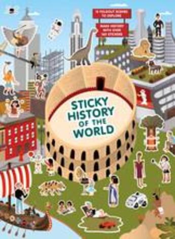 Couverture du livre « Sticky history of the world » de Caroline Selmes aux éditions Laurence King