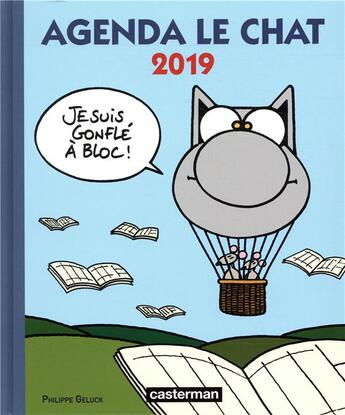 Couverture du livre « Le chat ; agenda (édition 2019) » de Philippe Geluck aux éditions Casterman