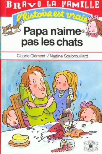 Couverture du livre « Papa n'aime pas les chats » de Claude Clement aux éditions Fleurus