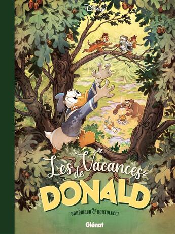 Couverture du livre « Les vacances de Donald » de Frederic Brremaud et Federico Bertolucci aux éditions Glenat