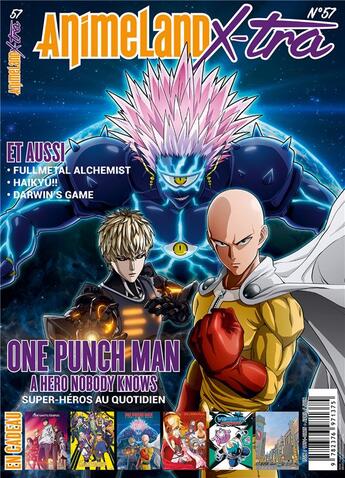 Couverture du livre « Animeland xtra N.57 ; One-Punch Man » de  aux éditions Ynnis