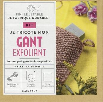 Couverture du livre « Kit je crochète un gant de massage » de  aux éditions Marabout