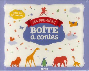 Couverture du livre « Ma première boîte à contes » de  aux éditions Philippe Auzou