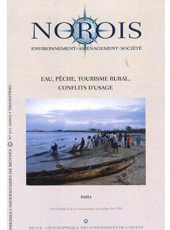 Couverture du livre « Revue NOROIS Tome 211 : eau, pêche, tourisme rural, conflits d'usage » de Pur aux éditions Pu De Rennes