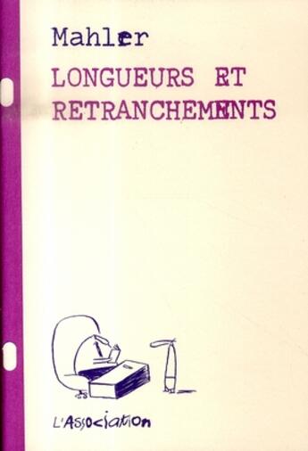 Couverture du livre « Longueurs et retranchements » de Nicolas Mahler aux éditions L'association