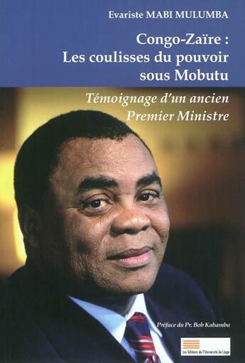 Couverture du livre « Congo-Zaire ; les coulisses du pouvoir sous Mobutu » de Evariste Mabi Mulumba aux éditions Pulg