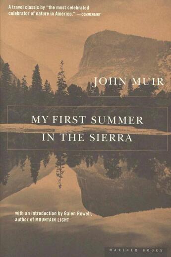 Couverture du livre « My First Summer in the Sierra » de John Muir aux éditions Houghton Mifflin Harcourt