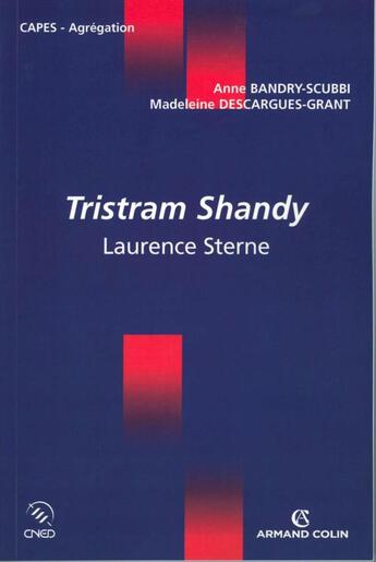 Couverture du livre « Tristam shandy » de Descargues-Grant aux éditions Armand Colin