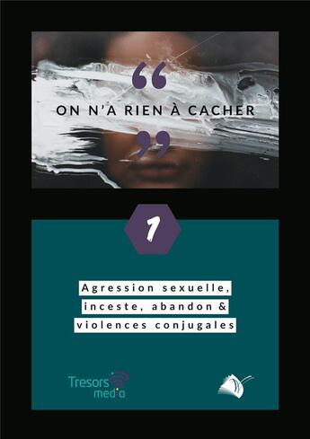 Couverture du livre « On a rien à cacher tome 1 : agression sexuelle, inceste, abandon & violences conjugales » de  aux éditions Viens Et Vois