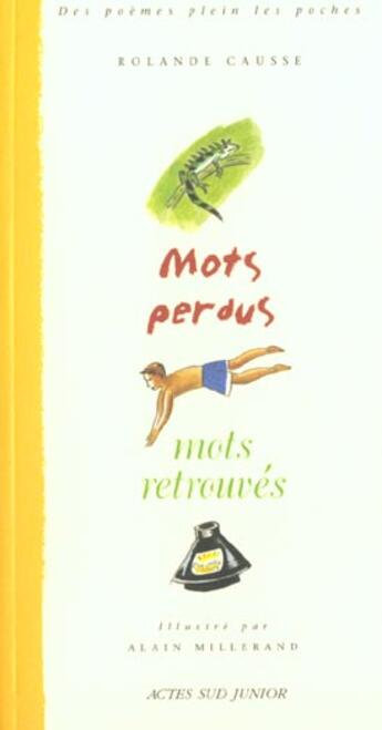 Couverture du livre « Mots perdus, mots retrouves » de Causse/Millerand aux éditions Actes Sud