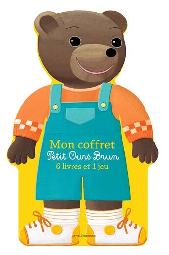 Couverture du livre « Mon coffret Petit Ours Brun ; 6 livres et 1 jeu » de Daniele Bour aux éditions Bayard Jeunesse