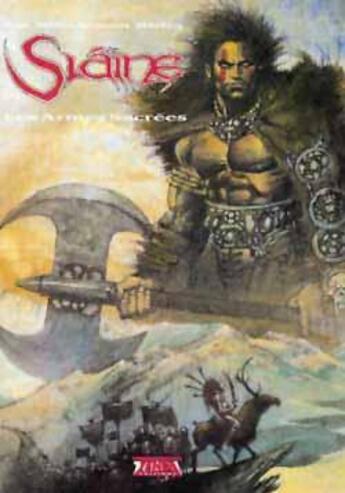 Couverture du livre « Slaine Tome 2 ; les armes sacrées » de Simon Bisley et Pat Mills aux éditions Glenat