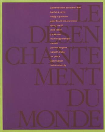 Couverture du livre « Le désenchantement du monde » de  aux éditions Villa Arson