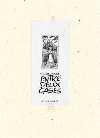 Couverture du livre « Entre deux cases ; artbook » de Vincent Mallie aux éditions Glenat