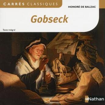 Couverture du livre « Gobseck » de Honoré De Balzac aux éditions Nathan