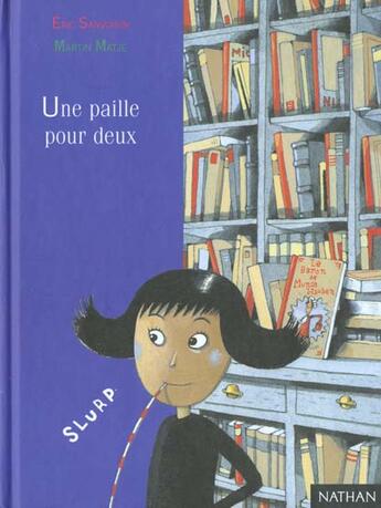 Couverture du livre « Une Paille Pour Deux » de Eric Sanvoisin et Martin Matje aux éditions Nathan