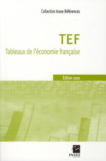 Couverture du livre « Tableaux d'économie française (édition 2010) » de Insee/ aux éditions Insee