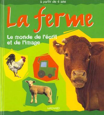 Couverture du livre « La ferme ; grande section ; livre documentaire » de Garcia aux éditions Magnard