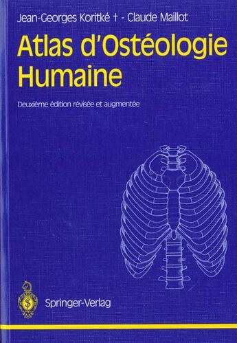 Couverture du livre « Atlas d'osteologie humaine (2. ed.) » de Koritke aux éditions Springer