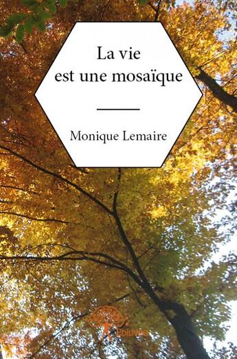 Couverture du livre « La vie est une mosaïque » de Monique Lemaire aux éditions Edilivre