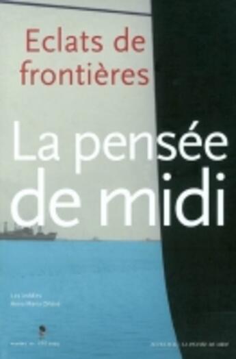 Couverture du livre « REVUE LA PENSEE DE MIDI T.10 » de  aux éditions Actes Sud