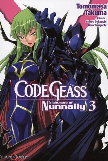 Couverture du livre « Code Geass - nightmare of nunnally t.3 » de Tomomasa Takuma aux éditions Delcourt