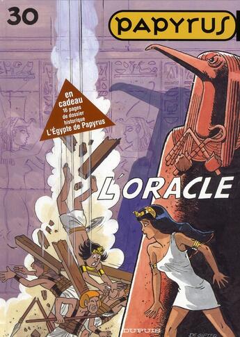 Couverture du livre « Papyrus Tome 30 : l'oracle » de Lucien De Gieter aux éditions Dupuis