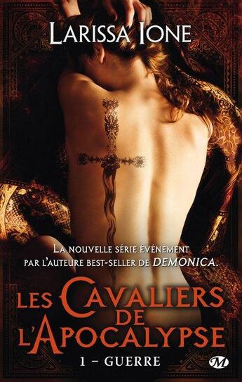 Couverture du livre « Les cavaliers de l'apocalypse Tome 1 : guerre » de Larissa Ione aux éditions Milady