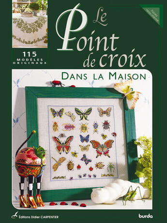 Couverture du livre « Point De Croix Dans La Maison » de Burda aux éditions Editions Carpentier