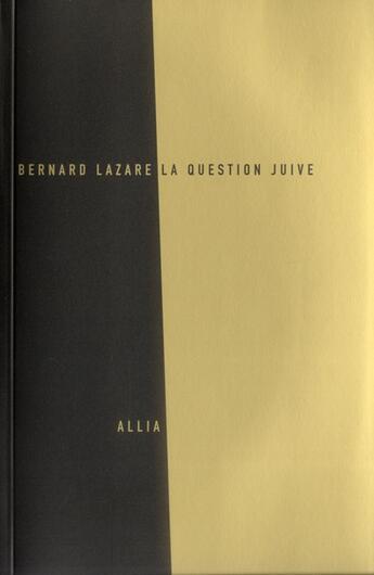 Couverture du livre « Juifs et antisémites » de Bernard Lazare aux éditions Allia