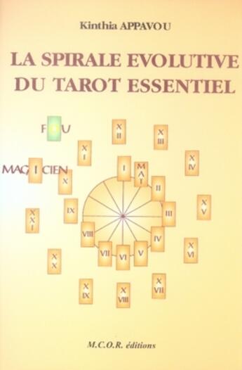 Couverture du livre « La spirale évolutive du tarot essentiel » de Kinthia Appavou aux éditions Table D'emeraude