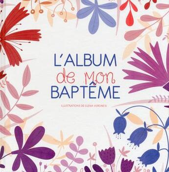 Couverture du livre « L'album de mon baptême » de Elena Veronesi aux éditions White Star