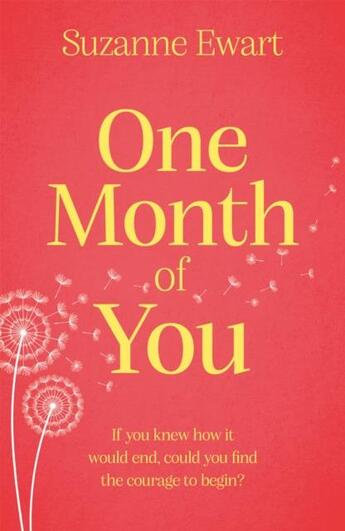 Couverture du livre « ONE MONTH OF YOU » de Suzanne Ewart aux éditions Trapeze