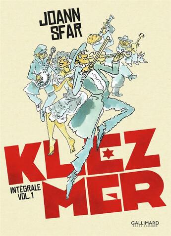 Couverture du livre « Klezmer : Intégrale vol.1 » de Joann Sfar aux éditions Gallimard Bd