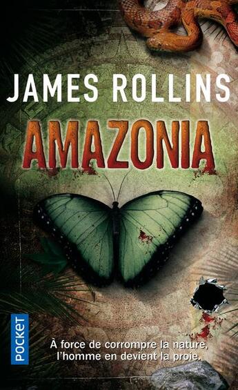 Couverture du livre « Amazonia » de James Rollins aux éditions Pocket