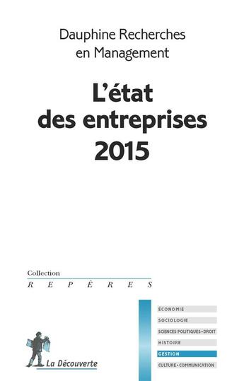 Couverture du livre « L'état des entreprises (édition 2015) » de  aux éditions La Decouverte