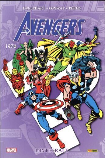 Couverture du livre « Avengers : Intégrale vol.13 : 1976 » de Steve Englehart et George Perez aux éditions Panini
