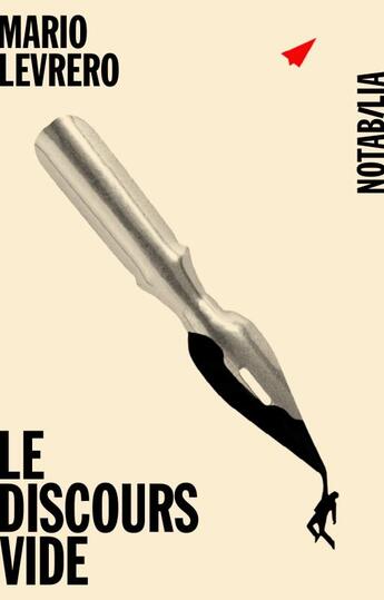 Couverture du livre « Le discours vide » de Mario Levrero aux éditions Noir Sur Blanc