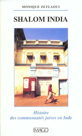 Couverture du livre « Shalom india » de Monique Zetlaoui aux éditions Imago
