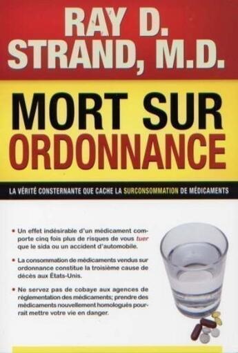 Couverture du livre « Mort sur ordonnance » de Ray Strand aux éditions Tresor Cache