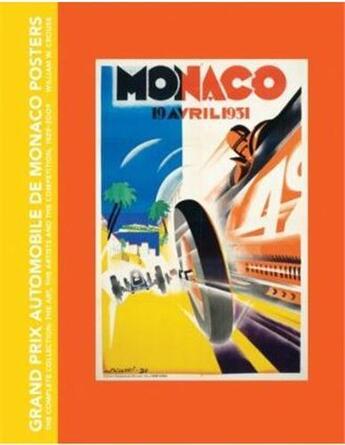 Couverture du livre « Grand prix automobile de monaco posters the complete collection » de Crouse aux éditions Hudson Hills