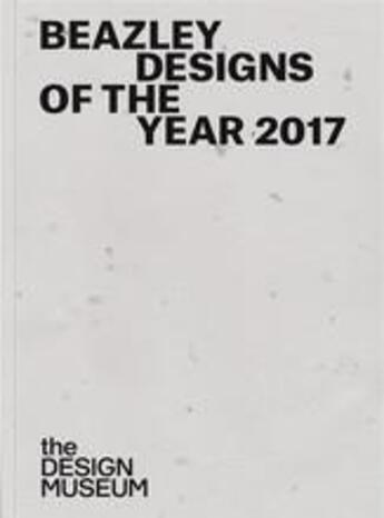 Couverture du livre « Beazley designs of the year 2017 » de Adamson Glenn aux éditions Thames & Hudson