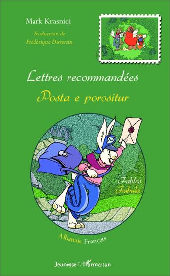 Couverture du livre « Lettres recommandées/posta e porositur ; fables » de Marc Krasniqi aux éditions L'harmattan