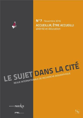 Couverture du livre « Acueillir, être accueilli ; altérité et éducation » de  aux éditions Teraedre