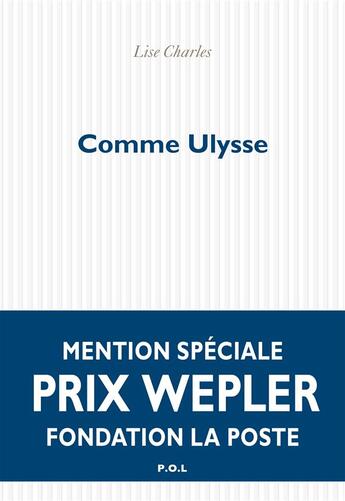 Couverture du livre « Comme Ulysse » de Lise Charles aux éditions P.o.l