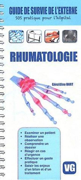 Couverture du livre « GUIDE DE SURVIE DE L'EXTERNE RHUMATOLOGIE » de G. Brat aux éditions Vernazobres Grego