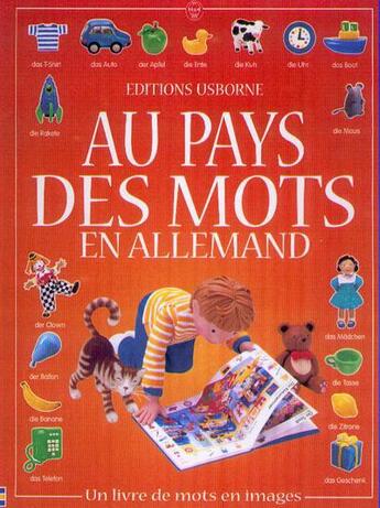 Couverture du livre « Au pays des mots en allemand » de Jo Litchfield aux éditions Usborne